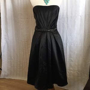 Black Satin Dress
